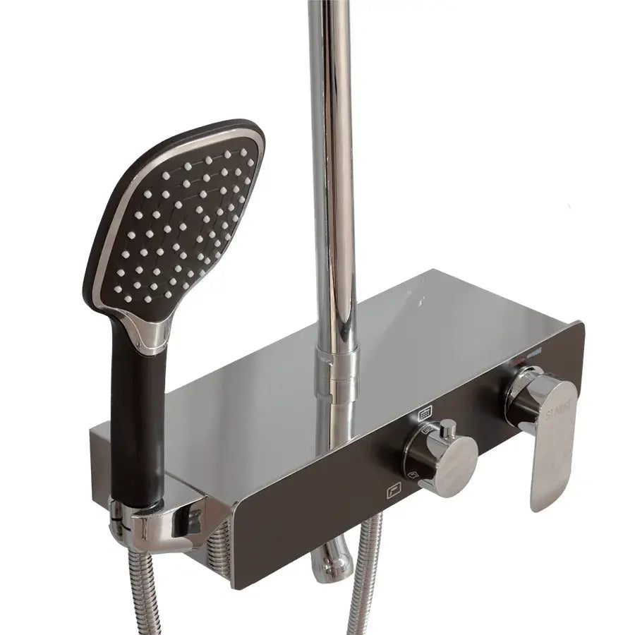 Shower Column, Sanitary Brass, Black, SJG/2750
