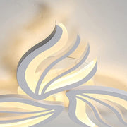 LED chandelier with remote control SAKURA 37W, 3 Petals, Cold/Warm/Neutral light, Dimmable, White