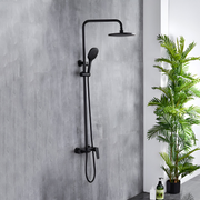 Shower Column, Sanitary Brass, Black, 9960H