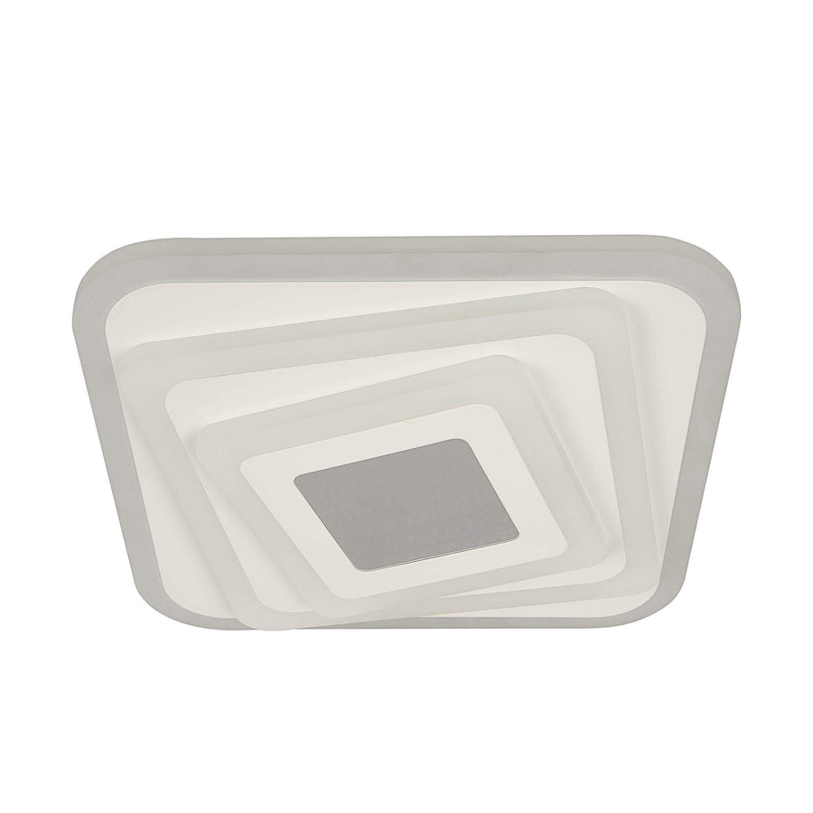 LED chandelier NEXA 3D 45W, Square, Cold/Warm/Neutral light, White