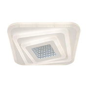 LED chandelier NEXA 3D 45W, Square, Cold/Warm/Neutral light, White