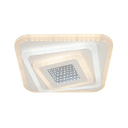 LED chandelier NEXA 3D 45W, Square, Cold/Warm/Neutral light, White