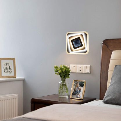 LED chandelier NEXA 3D 45W, Square, Cold/Warm/Neutral light, White