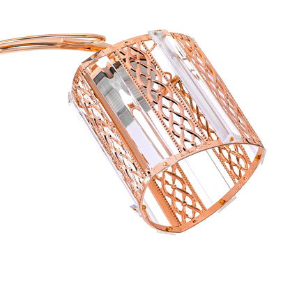 Lustra MUKE, 3*E27, Auriu, Metal și Cristal -19K