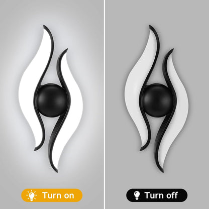 Outdoor and Indoor LED wall light, 4 Sources x 1W, IP65, ABS, Black, 3000K