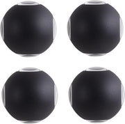 LED wall light AX240, Outdoor, 4 Sources, 4W, Black, 3000K