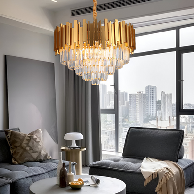 Davis Chandelier 9x E14 Gold 