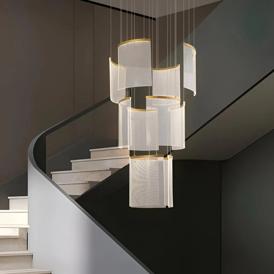 Crystal Chandelier LED 60W Alduino Gold 80cm Gold