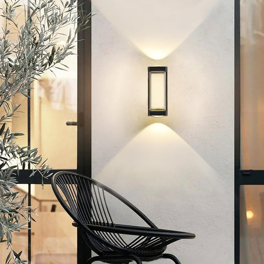 Outdoor LED wall light AX151BK 8W Black Outdoor wall lights Default Title Alessandro Design