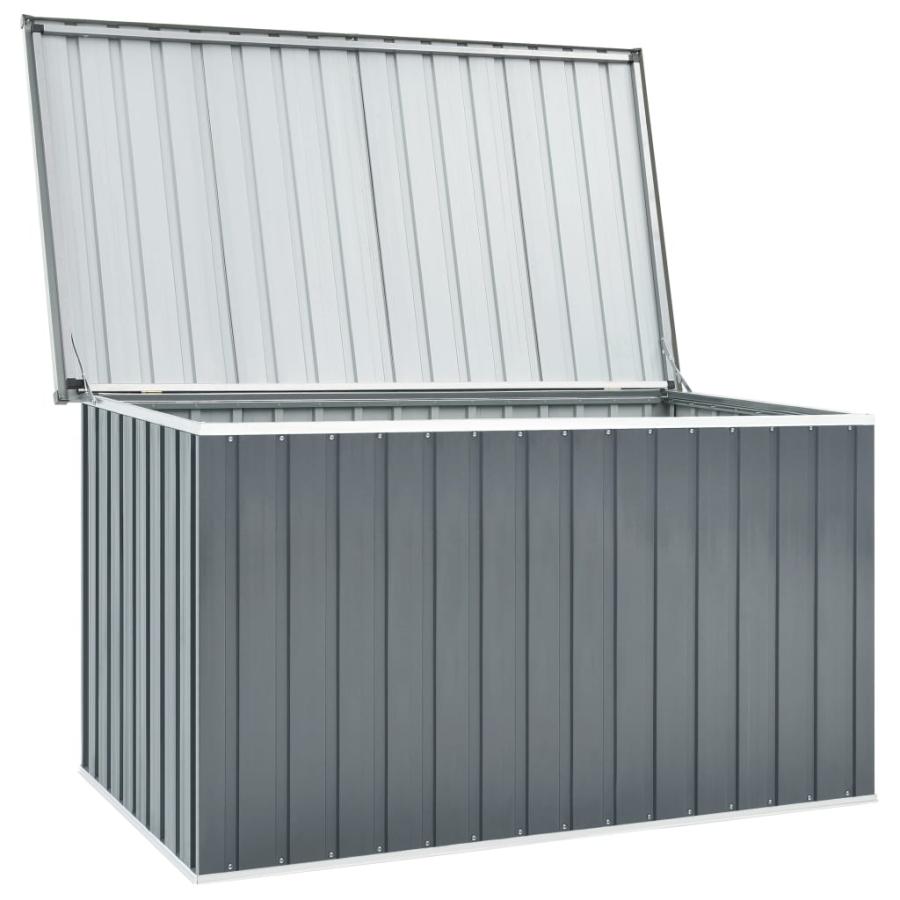 Garden storage box, grey, 171 x 99 x 93 cm