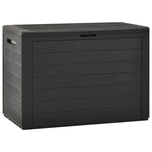 Garden storage box, anthracite, 78 x 44 x 55 cm