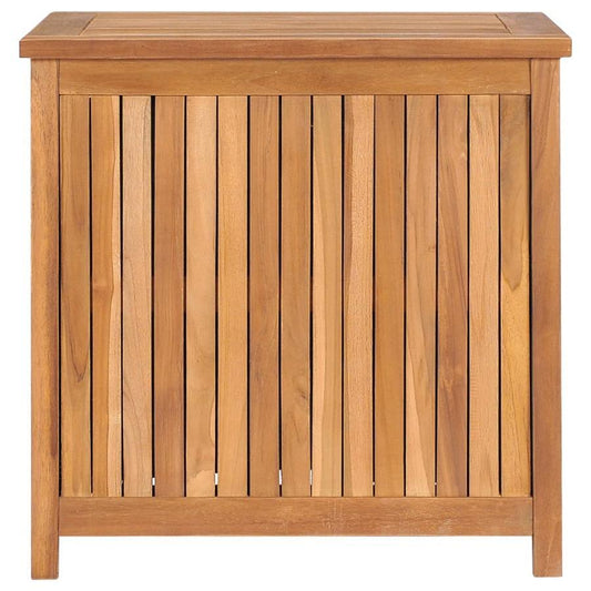 Garden storage box, 60x50x58 cm, solid teak wood