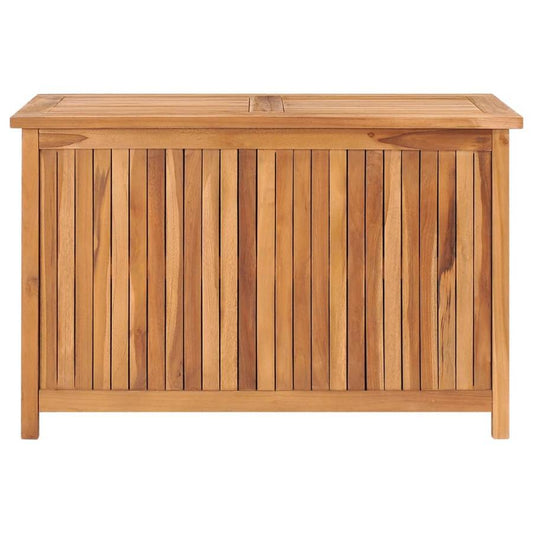 Garden storage box, 90x50x58 cm, solid teak wood