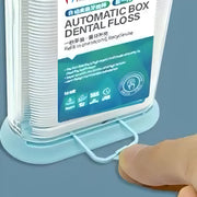 Set of 100 dental floss toothpicks with disposal box