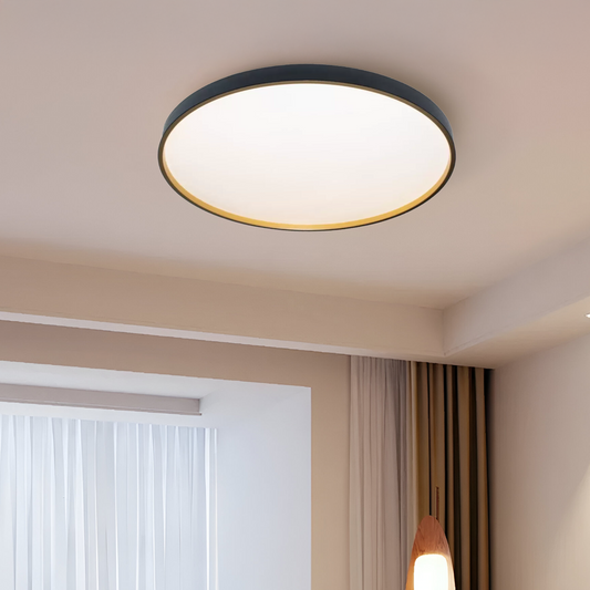 Isolda 46W LED Ceiling Light, Plastic, White and Black 