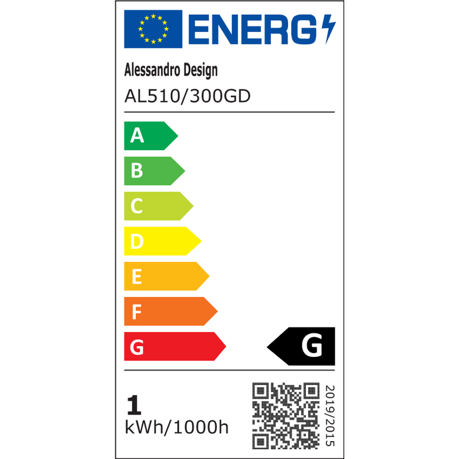 Aplica LED Dario, 34W, Lumina Rece/Calda/Neutra, Auriu