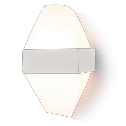 Outdoor LED wall light ICEBERG 10W Metal IP65 White