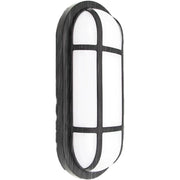 Outdoor LED wall lamp AX321/218BK, 24W, IP65, White and Black