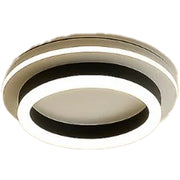 MODERN LED Chandelier 25W, Diameter 20cm, Round, Cold/Warm/Neutral light, Black