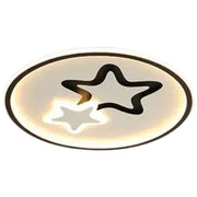 LED chandelier with remote control EMELIANA 57W, Star, Cold/Warm/Neutral light, Dimmable, Black