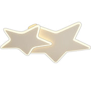 LED chandelier with remote control 41W, Stars, Cold/Warm/Neutral light, Dimmable, White