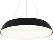 Suspended LED chandelier with remote control CHIARA, 73W, Cold/Warm/Neutral Light, Dimmable, Black
