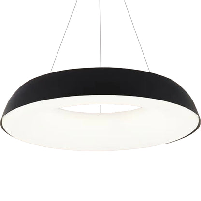 Suspended LED chandelier with remote control CHIARA, 73W, Cold/Warm/Neutral Light, Dimmable, Black