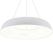 Suspended LED chandelier with remote control CHIARA, 73W, Cold/Warm/Neutral Light, Dimmable, White