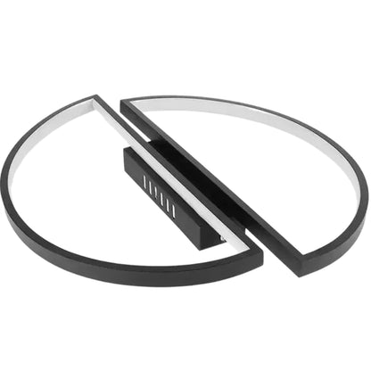 LED chandelier with remote control VECTOR ARCUS 52W, 2 Elements, Cold/Warm/Neutral light, Dimmable, Black