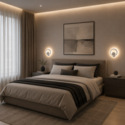 Urbanist LED Wall Lamp 19W Round Cold/Warm/Neutral Light Acrylic and White Metal