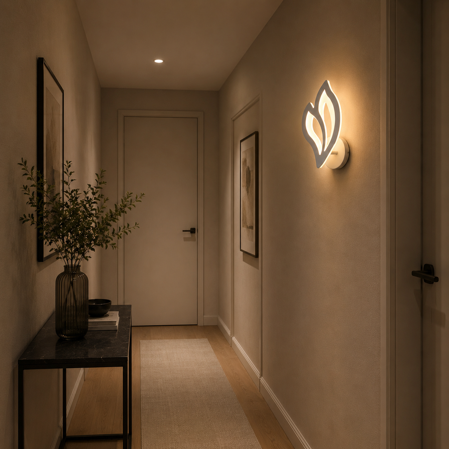 LED lamp LILY 14W Petal Light Cold/Warm/Neutral Acrylic and White Metal