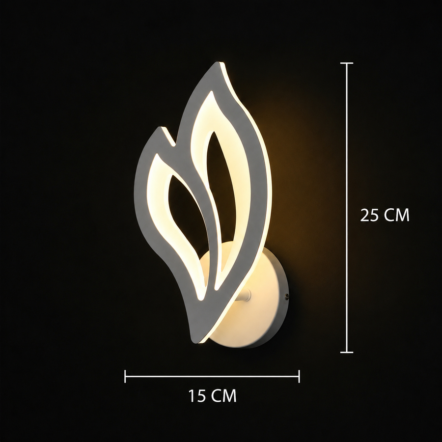 LED lamp LILY 14W Petal Light Cold/Warm/Neutral Acrylic and White Metal