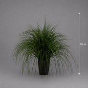 Artificial Fountain Type Grass Ornamental Plant, 110cm, Green, No Pot