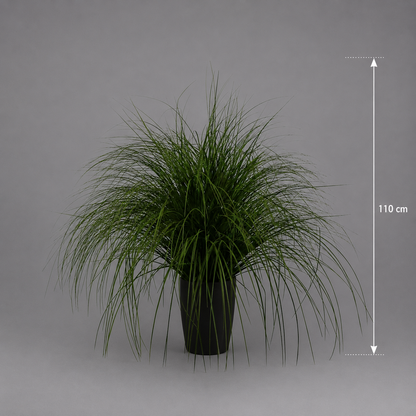 Artificial Fountain Type Grass Ornamental Plant, 110cm, Green, No Pot