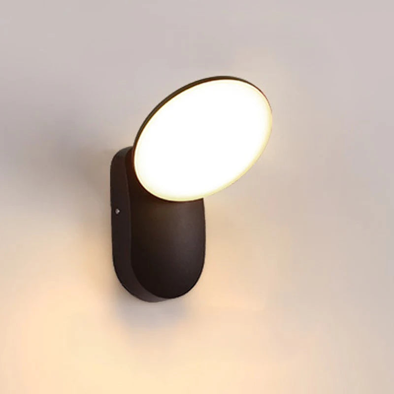 Outdoor LED wall lamp 10W, AX165, Warm Light 3000K, Black