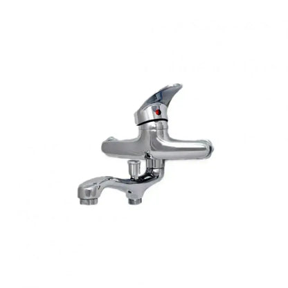Shiny Chrome Bathtub Faucet - Complete Set with 18cm Pivoting Faucet, Faucet, Hose and Eccentrics Included Faucets & Shower Columns Default Title Alessandro Design