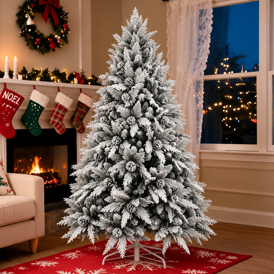 GLEIS Artificial Fir, 180 cm, 790 tips, Metal Support, Green