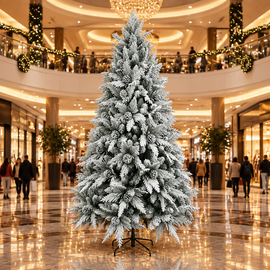 GLEIS Artificial Fir, 300 cm, 3000 tips, Metal Support, Green