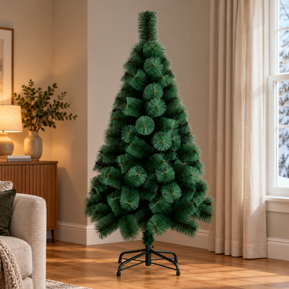 Artificial Fir Tree MANIITSOQ, 150 cm, 130 tips, Metal Support, Green