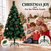 Artificial Fir Tree MANIITSOQ, 150 cm, 130 tips, Metal Support, Green