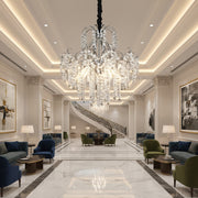 Crystal Chandelier CC9311/5CH, 5x E14, Diameter 50cm, Chrome