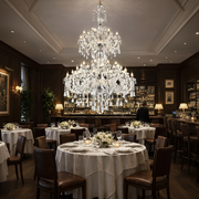 Crystal Chandelier, 55xE14, Diameter 145cm, Height 230cm, Silver, Adjustable Height, Elegant Design Crystal Chandeliers Default Title Alessandro Design