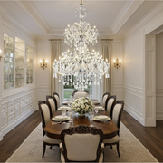 Crystal Chandelier, 55xE14, Diameter 145cm, Height 230cm, Silver, Adjustable Height, Elegant Design Crystal Chandeliers Default Title Alessandro Design