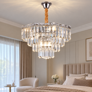 Crystal Chandelier ADAMA Nobile, 5x E14, Diameter 40cm, Shiny Chrome, Adjustable Height