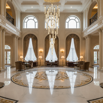 Suspended Crystal LED Chandelier, Justinian, Diameter 60cm, Adjustable Height, Gold, Metal and Crystal