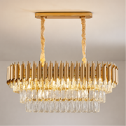 Crystal Chandelier VERSAILLES Regalis 10xE14, Diameter 80cm, Gold, Adjustable Height