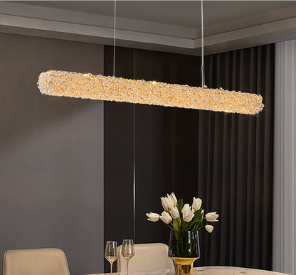 Candelabru Cristal, cu Telecomanda, PRAGA Imperio, 35W, 96cm, Lumina Rece/Calda/Neutra, Auriu, Inaltime Reglabila Lustre LED cu Telecomanda Default Title Alessandro Design