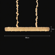 Crystal Chandelier, PRAGUE Imperio, 35W, 96cm, Cold/Warm/Neutral Light, Gold, Adjustable Height
