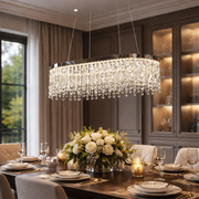 LED Chandelier with Remote Control, 114W, ROYALE Imperio, 70x33x120, Cold/Neutral/Warm Light, Dimmable, Silver, Crystal, Steel LED Chandeliers with Remote Control Default Title Alessandro Design