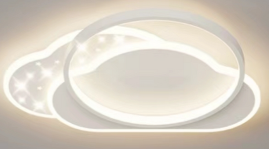 LED Lust with remote control novia puer, 125W, cold/hot/neutral light, unstable, white